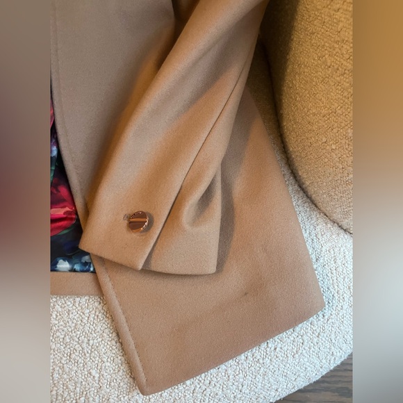 Ted Baker Wool Cashmere Blend Wrap Coat - Picture 7 of 10
